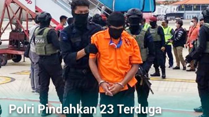 Puluhan Terduga Teroris Jaringan Ji Dari Lampung Di Kirim Ke Ibu Kota